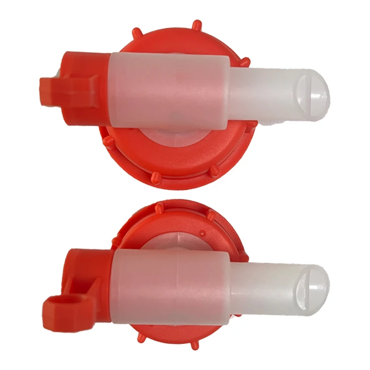 DIN 51mm thread PP dispensing Taps agent oil Bottle spout dispenser Spigot Faucet Tap with Air Return Valve for Jerry Can