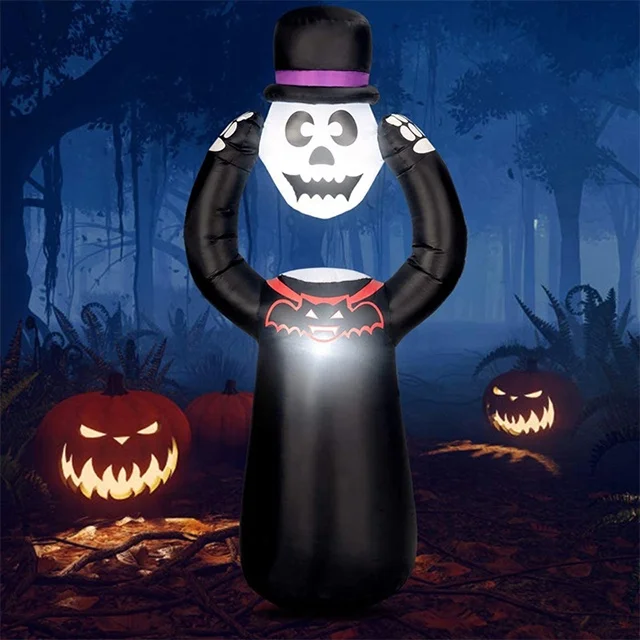 Giant halloween holiday outdoor decorations inflatable air blown halloween pumpkin inflatable tree