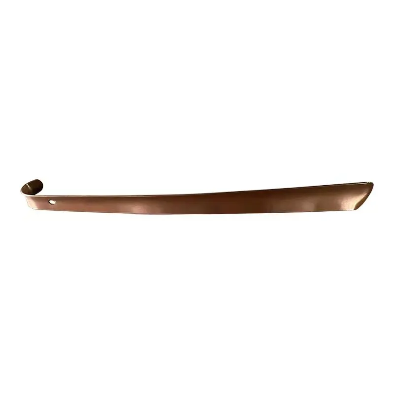 Top selling new design OEM brush titanium copper 43cm shoehorn