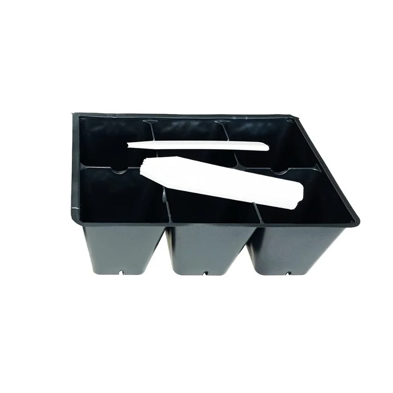 
10-Pack Seed Trays Plastic Vegetables Hydroponics Seedling Starter Trays 