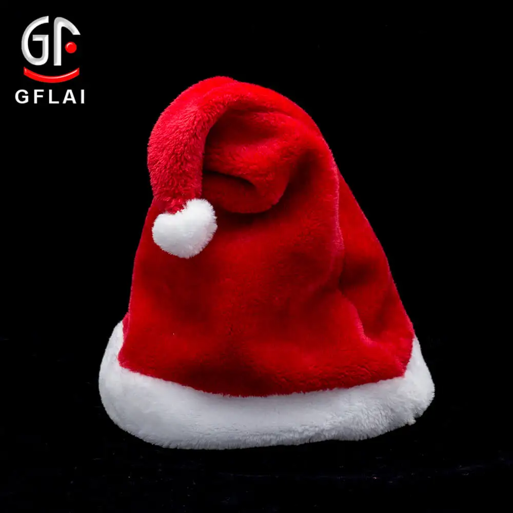 Wholesale Personalized Light Up Christmas Hat Santa Claus For Adults