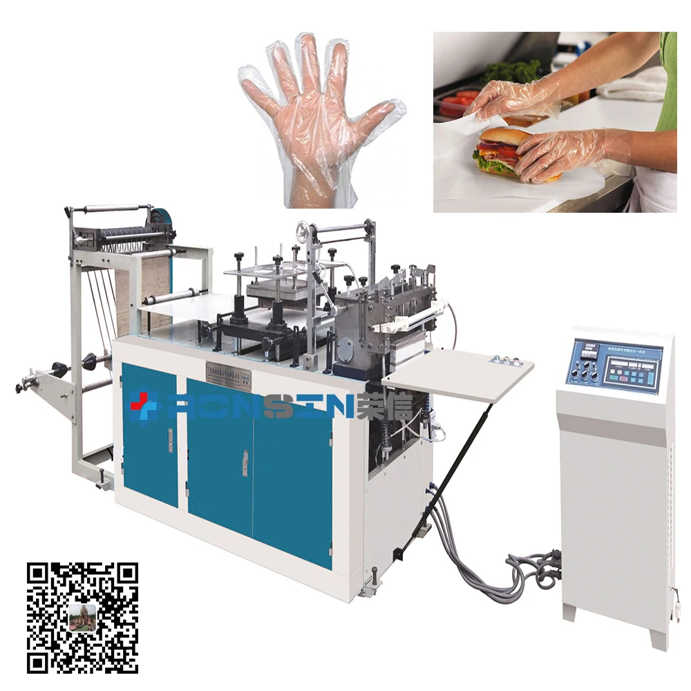 Single Layer Plastic Glove Making Machine