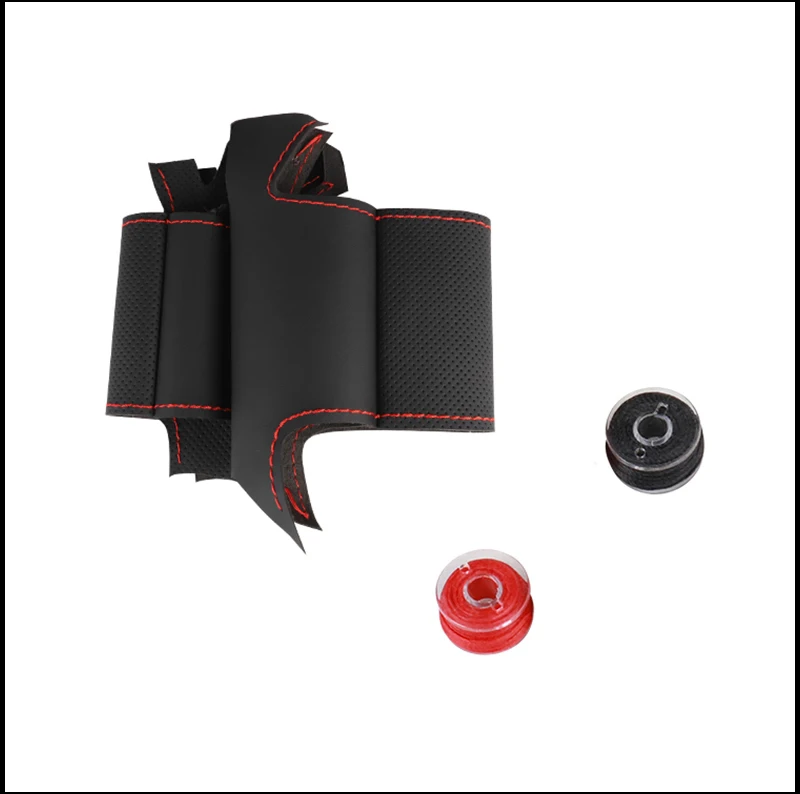 Used car accessories swift sewing Steering Wheel Cover designer for Ford Focus Fiesta Puma ST 2020 2022