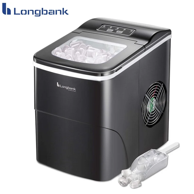 Longbank promotion portable Home Mini Soft Round Ice Maker Nugget Making Machines