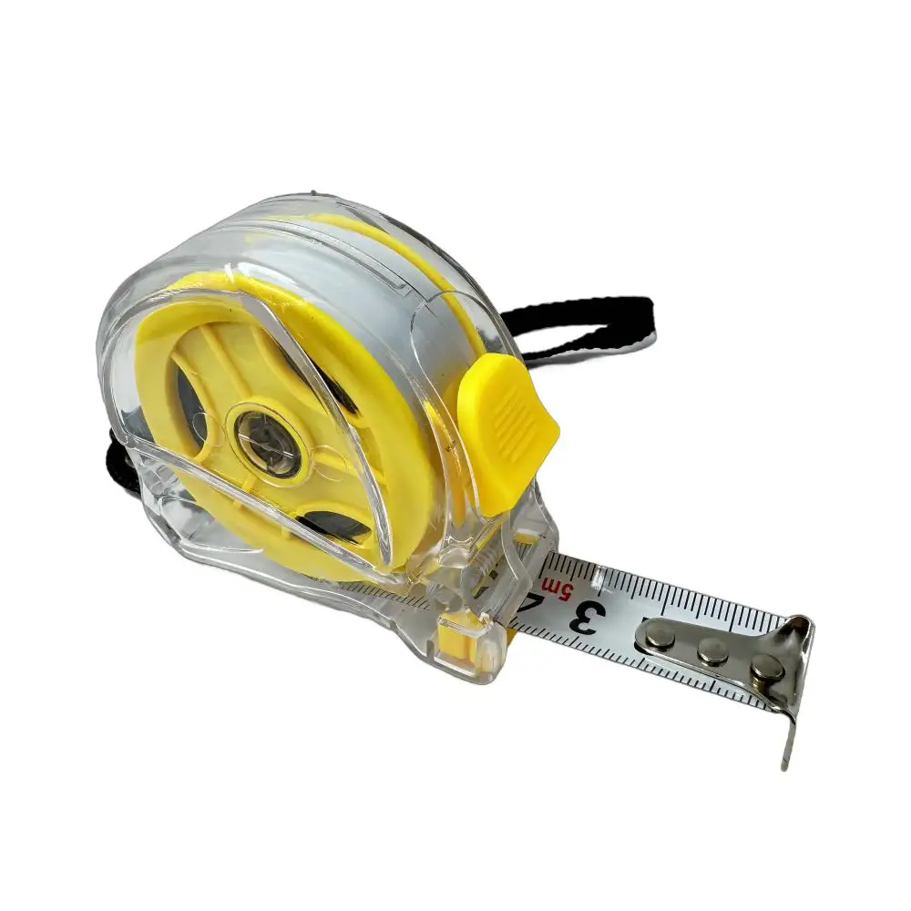 DEWEN Factory Price 3m/10ft 3.5m 7.5m/25ft 8m/26ft 10m/33ft  Clear Case Transparent Case Measuring Tape high-precision
