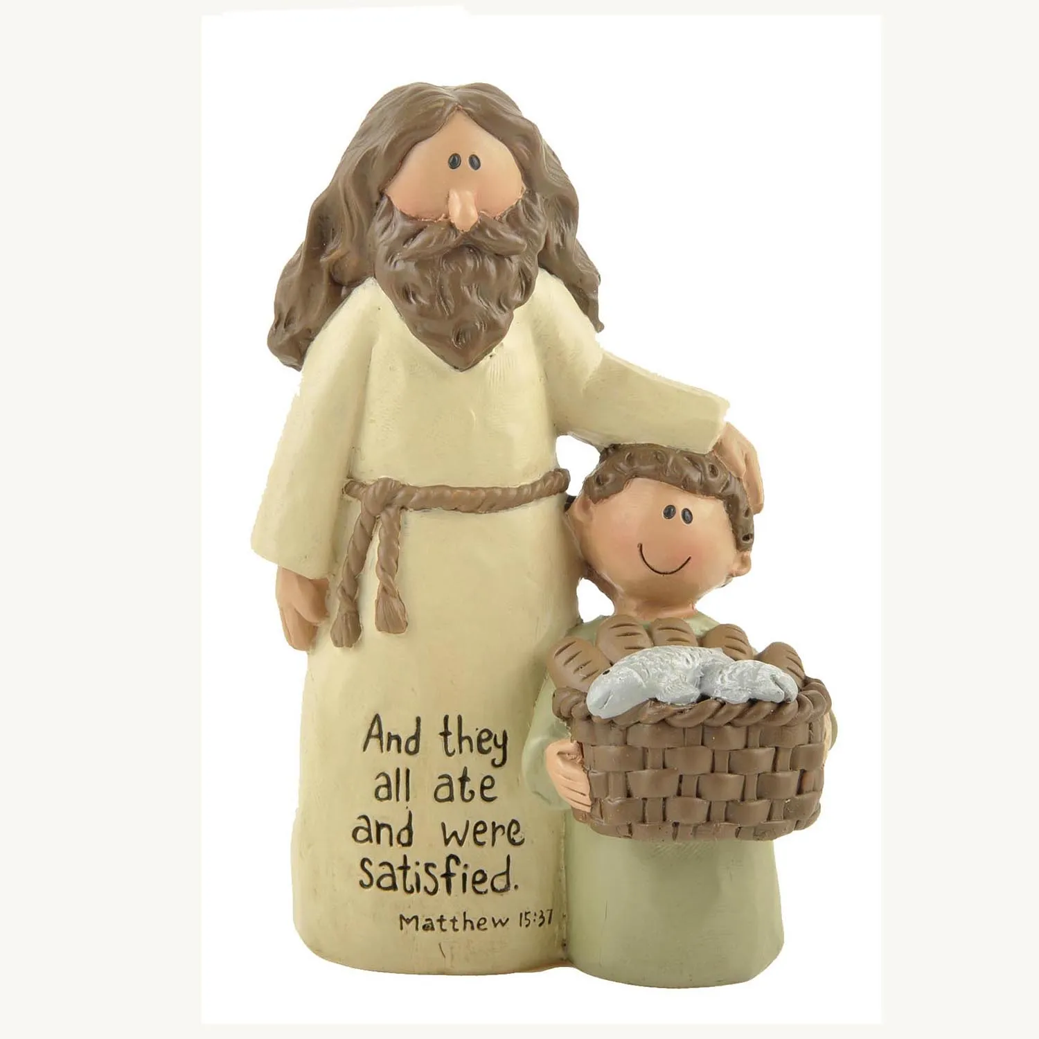 Hand-Painted Resin Bible Story Resin Figurine Inspiring Faith Decor for Home, Office, and Church for Home Decoration