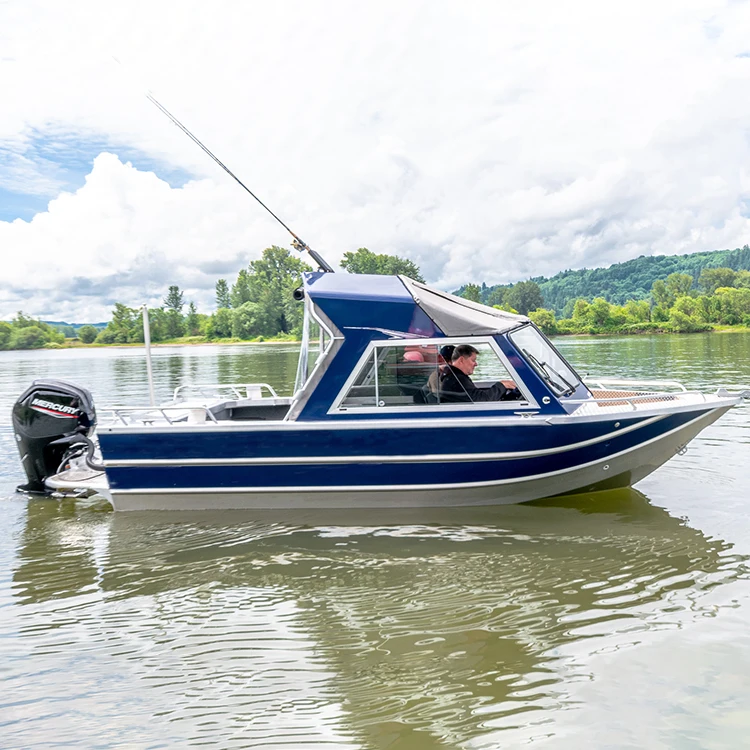 KinOcean Aluminum Sport Fishing Boats Use Outboard Engine