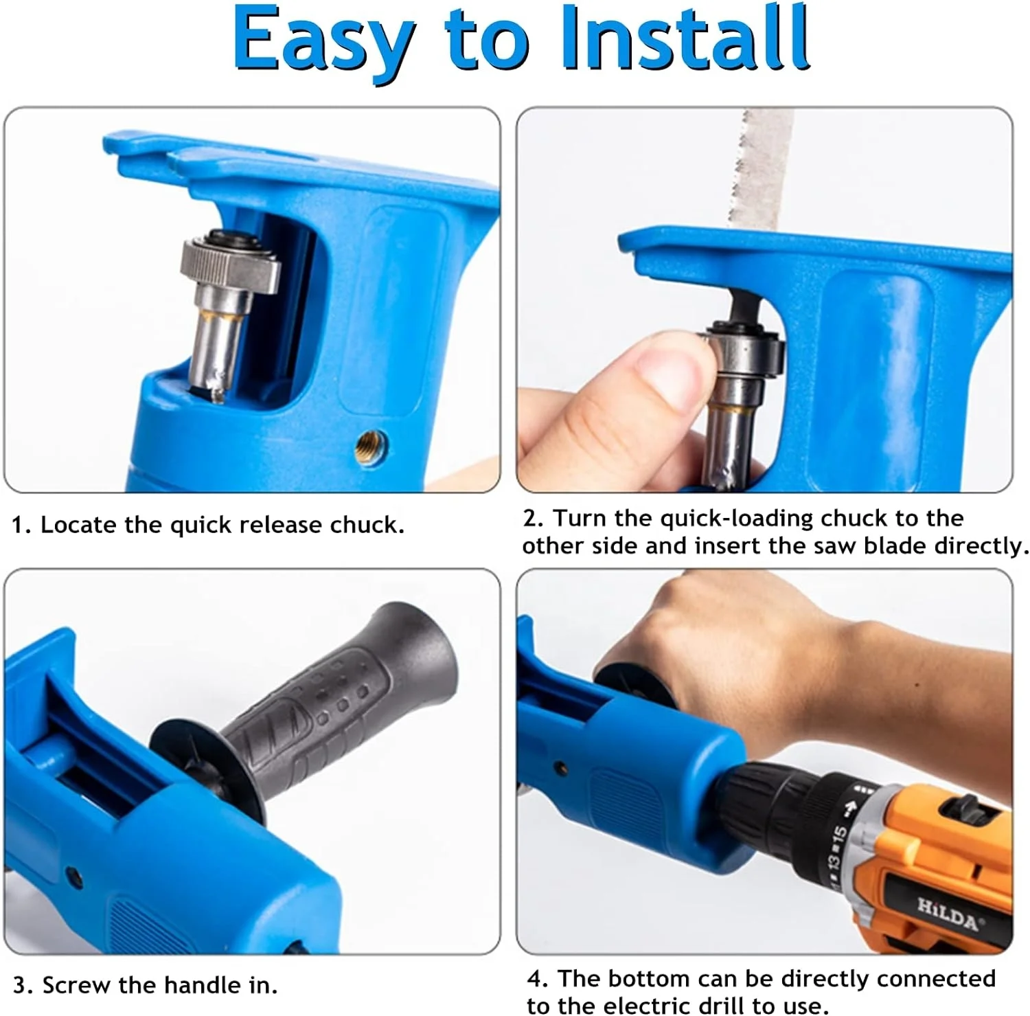 Reciprocating Saw Adapter Hand Tool Electric Jig Saw Metal Woodworking Cutting Electric Drill Tools Jigsaw Tool