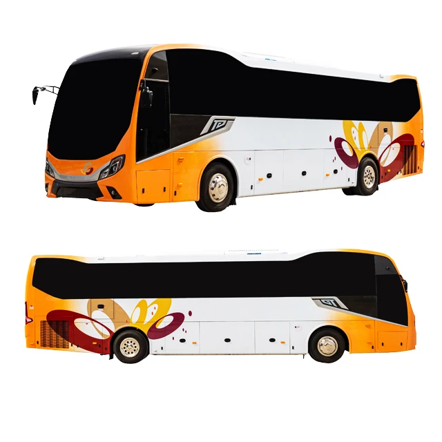 Guangtong Coach Bus 47-71 Seats 12meter automatic rhd Flat Floor Automatic 100-120 Km/h Diesel Euro 2/3/4/5/6