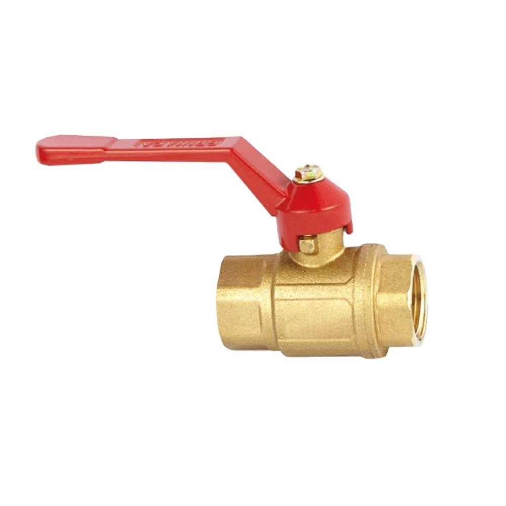 high quality 1/2 - 4 inch iron handle brass ball valve for water use
