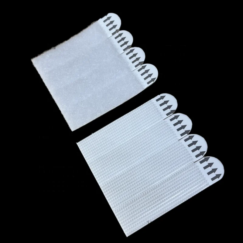 Heavy Duty Adhesion Strip Tape Self-Adhesive Sticky Back Interlocking Reusable Nylon Fabric Hook and Loop Fastener Cable Tie