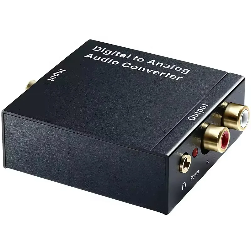 SY Digital SPDIF Optical to Analog L/R RCA Converter Toslink Optical to 3.5mm Jack Adapter analog to digital audio converter