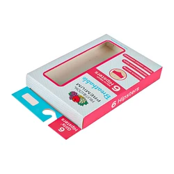 Wholesale Square Hanging Underwear Panties Packaging Box Boxes Paper Box