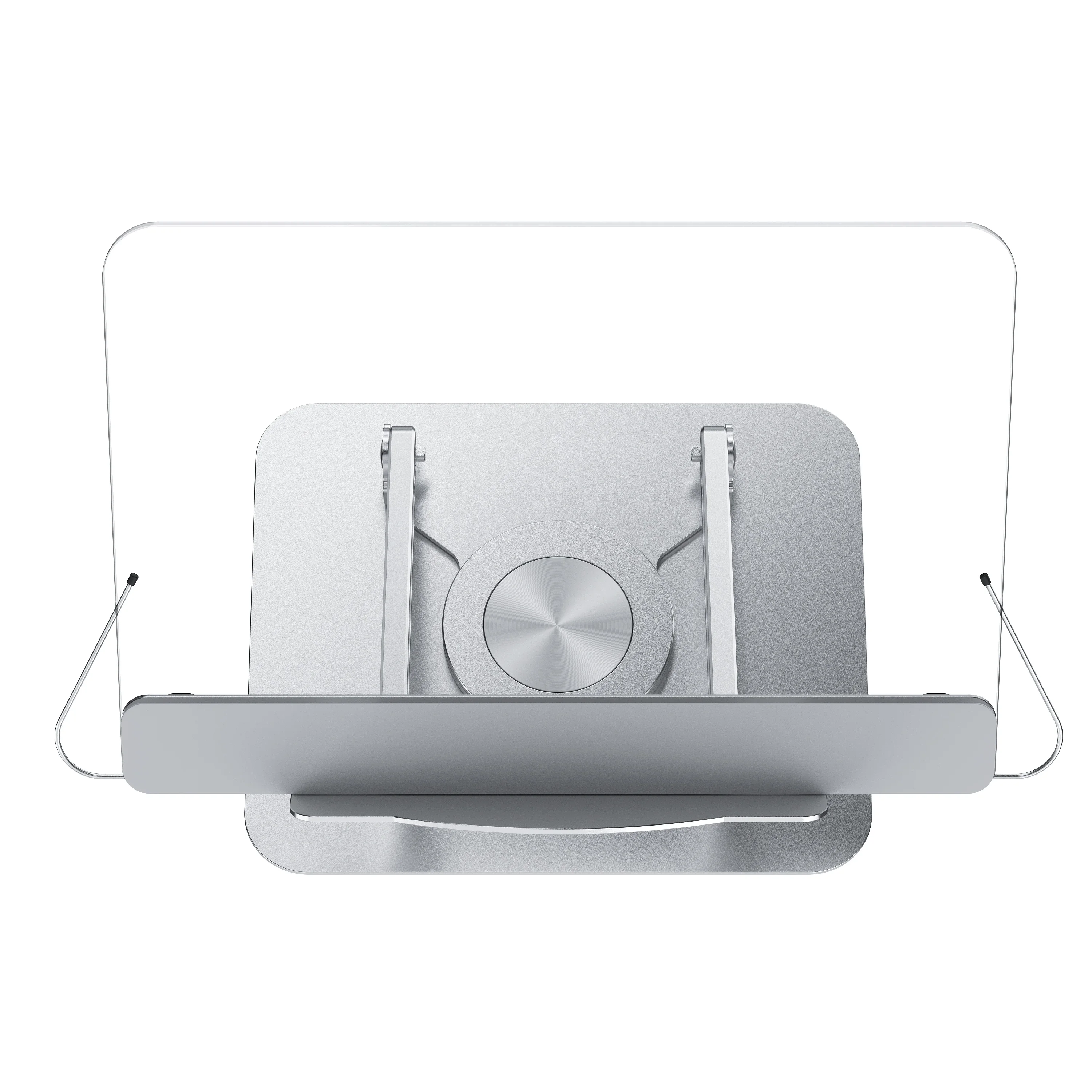 Acrylic Book Reading Stand 360 Rotation book display stand Free Regulation Book Stand Holder Transparent bookends