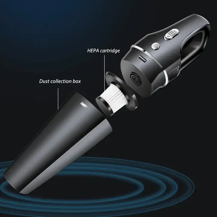 Portable Auto  Mini Strong Suction Wireless Car Vacuum Cleaner Handheld Strong Suction Cordles Rechargeable Hand Vacuum Cleaner