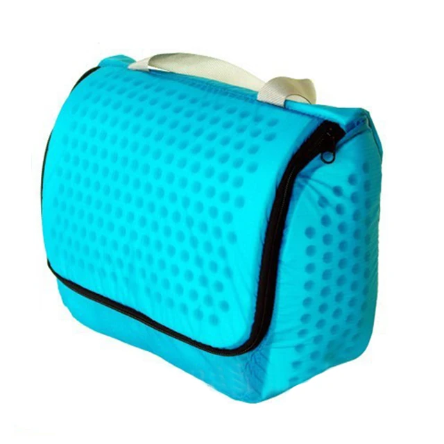 Eco Friendly Folding Small Waterproof Luxury Nylon Cosmetic Bag