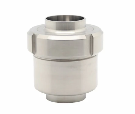 DN15-DN150 Sanitary SS304 SS316L Spring Sanitary Check One Way Union Type Valve  EPDM Seal Non-Retrun Valve