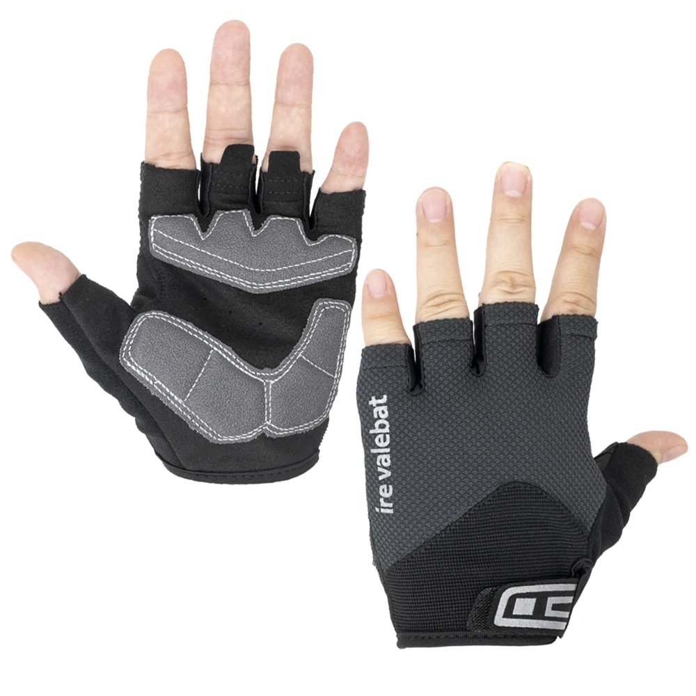 Customized Anti Slip Bike Motorbike Half Finger Outdoor Sports Cycling Gloves
