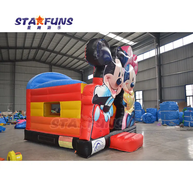 Mickey Minnie Mouse Inflatable Bouncer Adult Kids Bounce House Ready to Ship Jumping Bouncy Castle