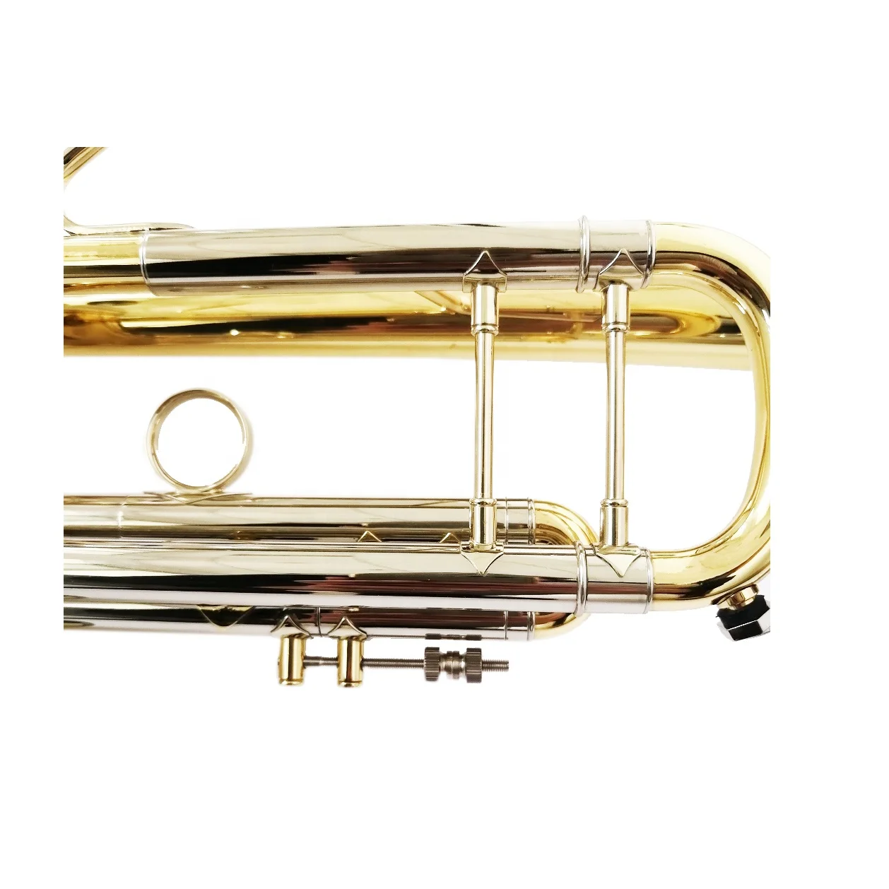Seasound Factory  High Quality Professional Bach Imitation Gold Trumpet JYTR409
