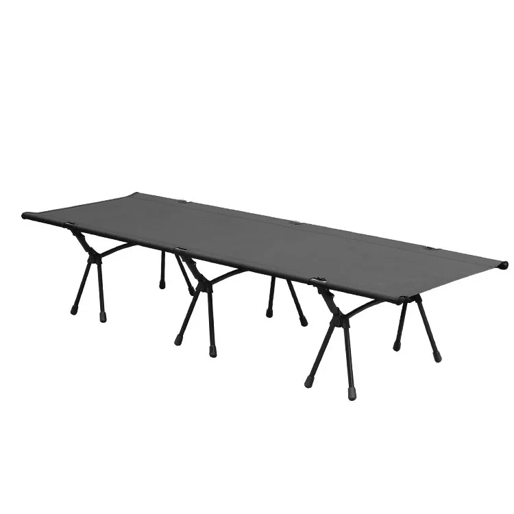 Camping Hiking Cots Portable Folding Camping Metal Cot Heavy Duty Bed Sleep Cot
