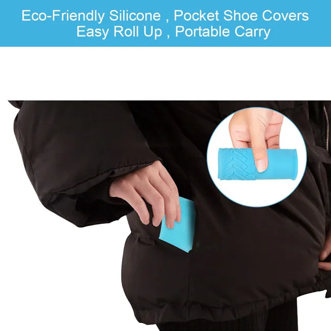 Outdoor Shoe Protectors Reusable Rain Boots Silicone Waterproof Shoe Covers For Cycling,Outdoor,Camping,Fishing,Garden