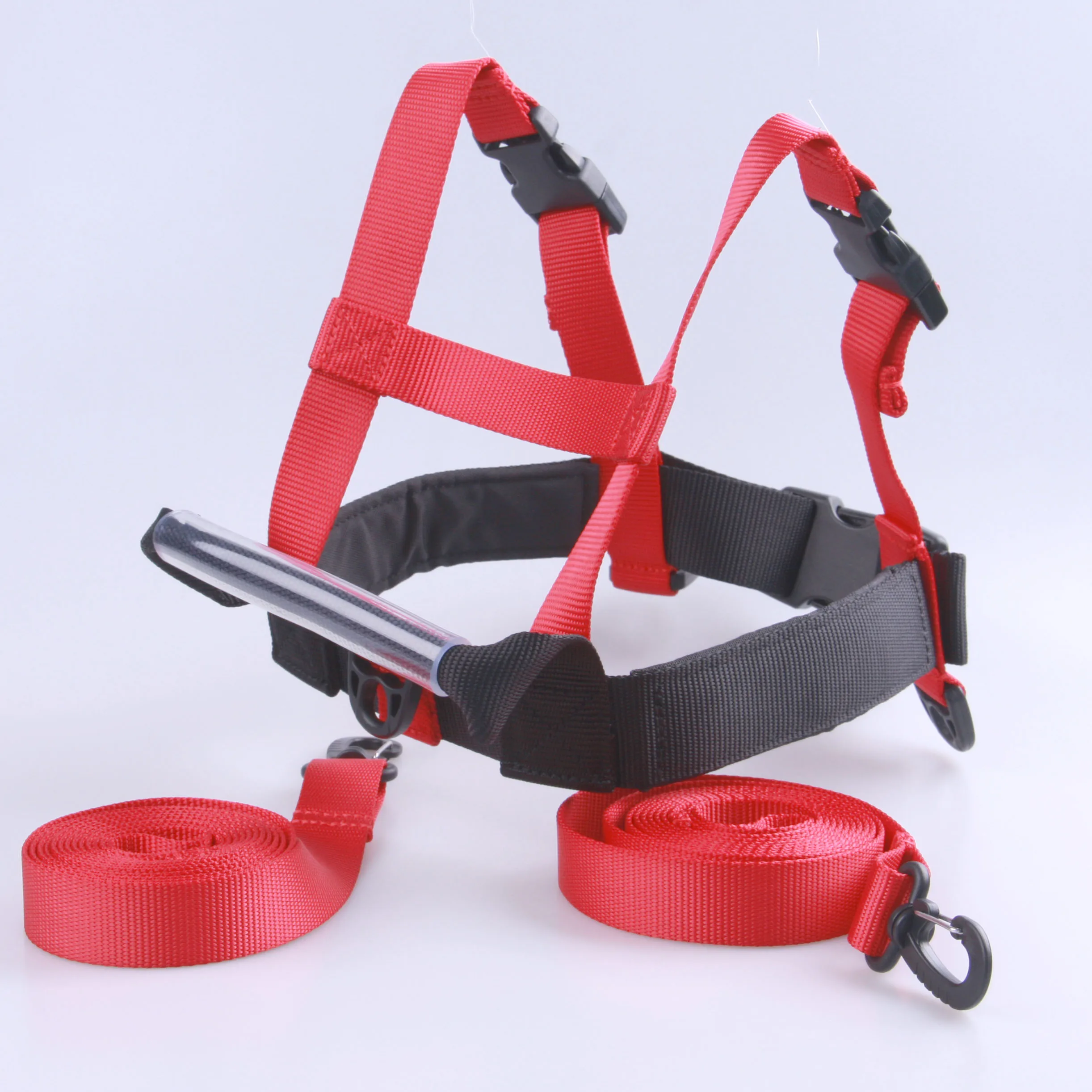  Customized logo durable ski trainer harness with removable bag for