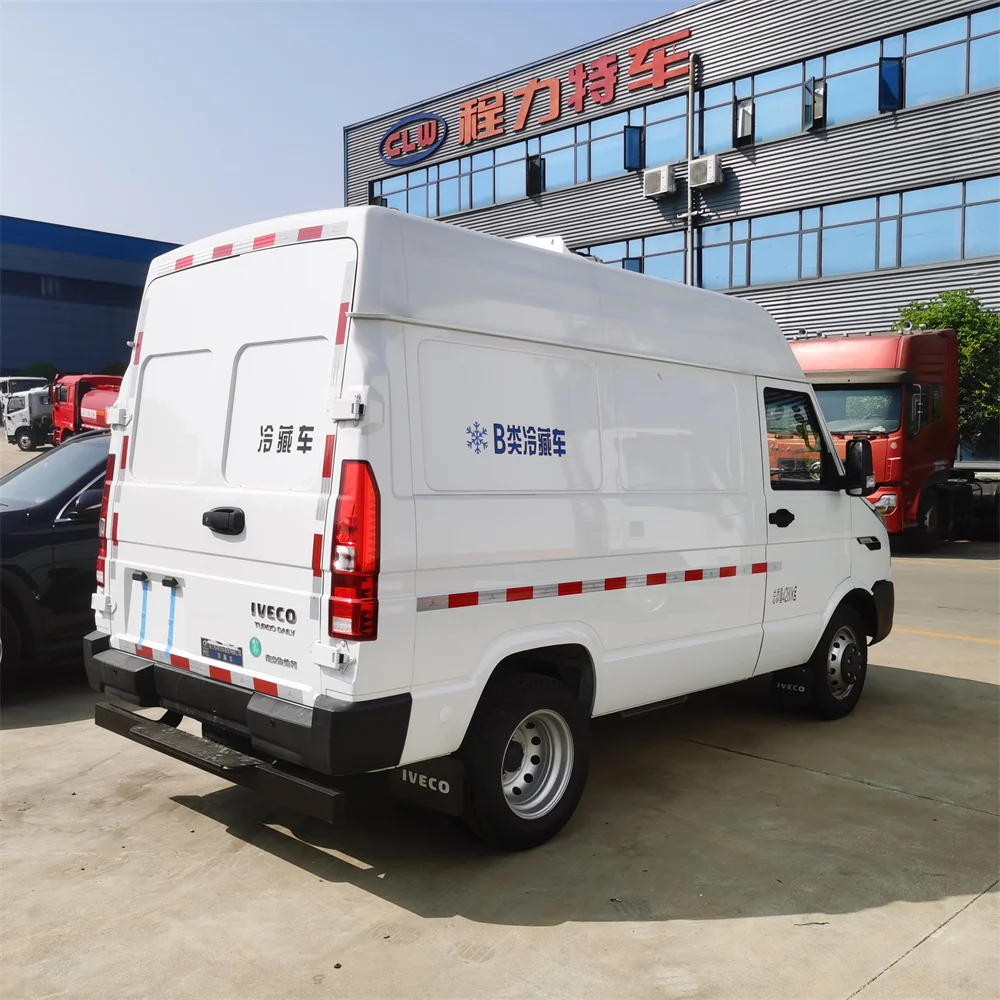 Hot 4*2  3  tons light refrigerated  Van Truck FOR SALE VAN BOX length 4200 to 9600 mm