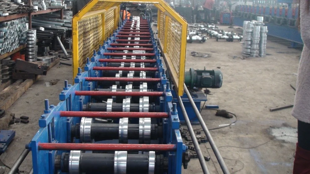 
Factory price zinc slat rain water aluminum ogee K gutter cold roll forming machinery made in China 