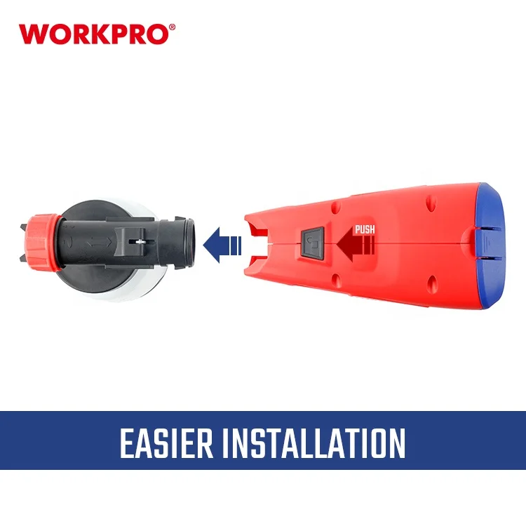 WORKPRO 20V Power Tool Cleaning & Blowing HVLP Power Spray Gun Ideal Paint Sprayer