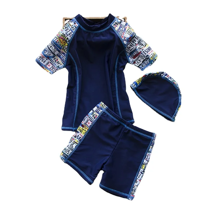 OEKO-TEX class 1 SPF 50+ boy swimsuits, children swimwear baby girl bathing suits