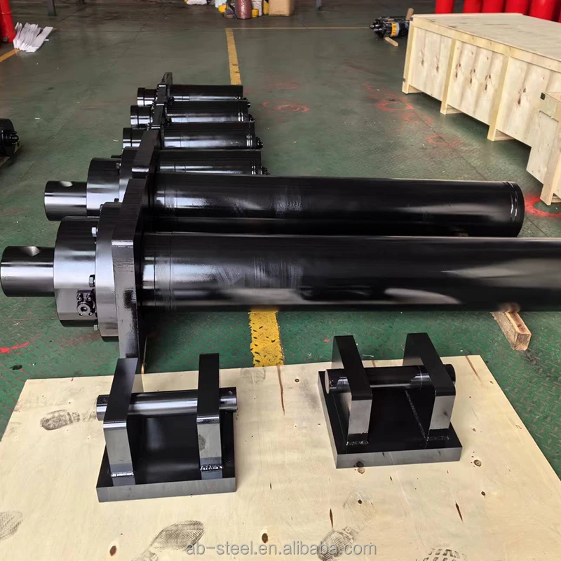 Cost Price Custom hydraulic cylinder CK45/ST52 100/200/500 tons in high quality