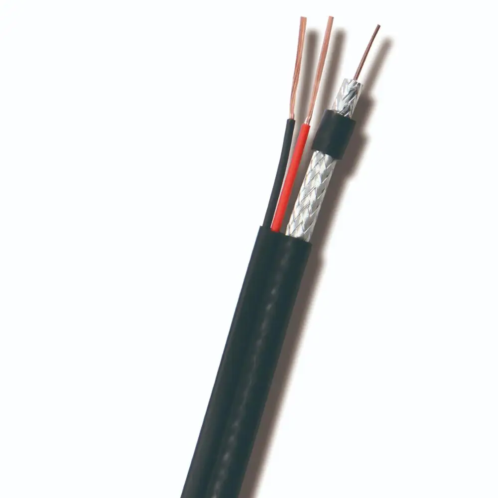  RG6 сиамские кабели для камеры видеонаблюдения кабель из