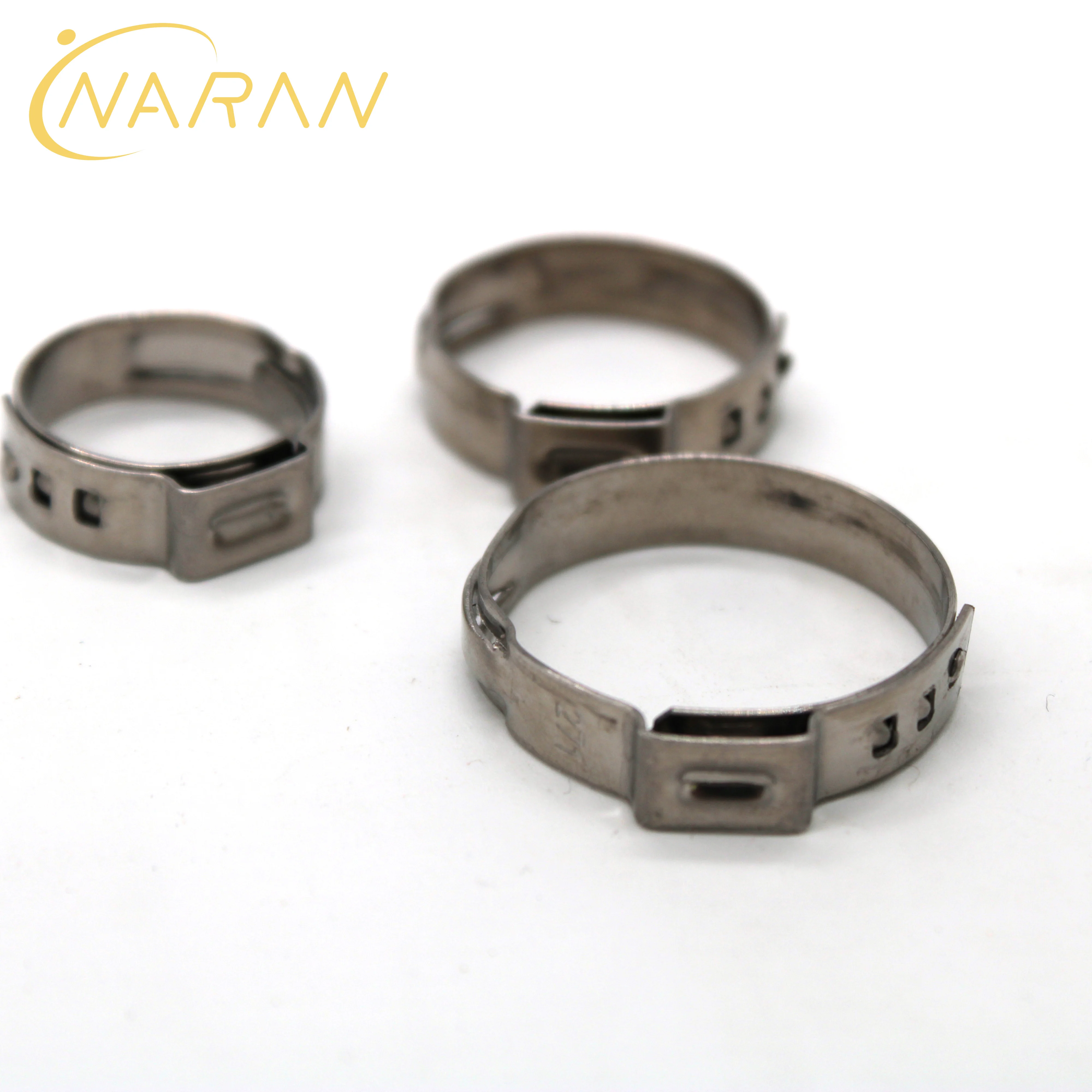 хомут ушной одинарный для шлангов W1 W2W3W4W5 Single Ear hose clamp Китайской