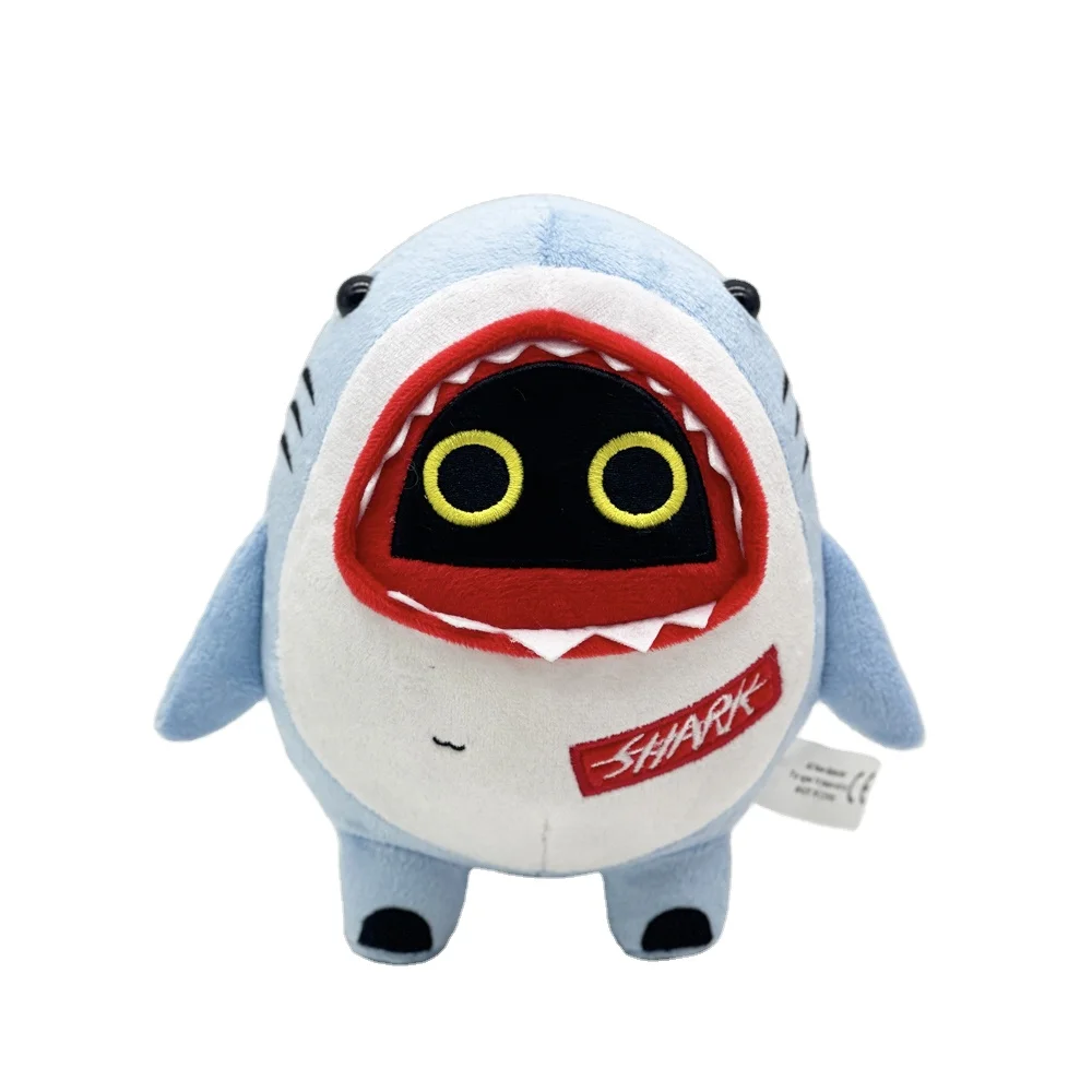 New Arrival Cute Zenless Zone Zero Plush Game related Product Soft Stuffed Doll Plush Blue Shark And Yellow cyclopia doll