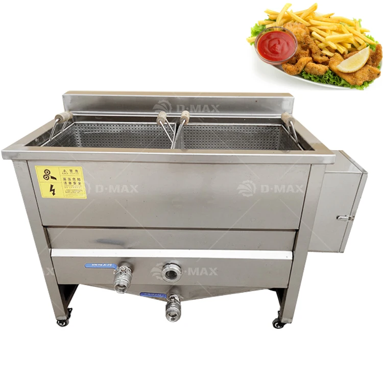 High performance Oil Water Separation Deep Fryer Gas Professional Fryer Berliner Donut Making Machine With Fryer