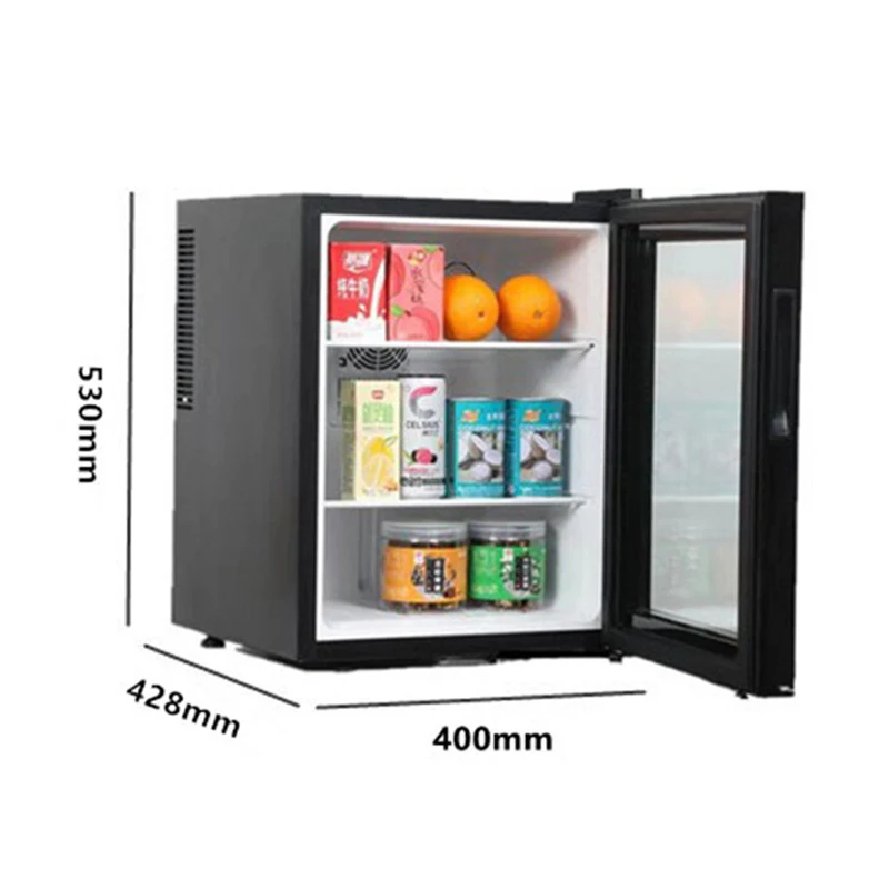 High quality 40L Mini fridge Refrigerator Glass Door Cooler