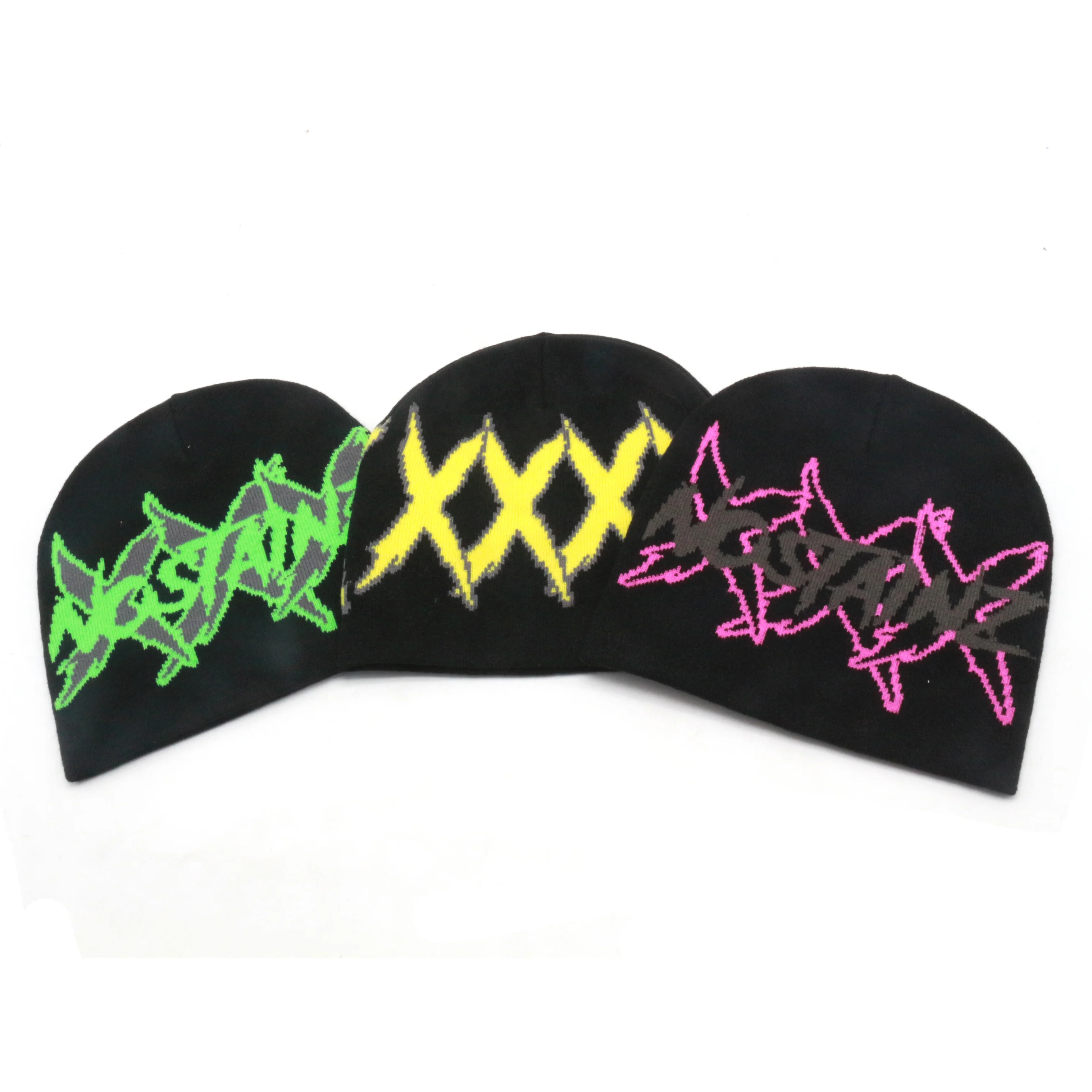WInter Cheap Colorful Custom logo Fisherman Knit Knitted Beanie