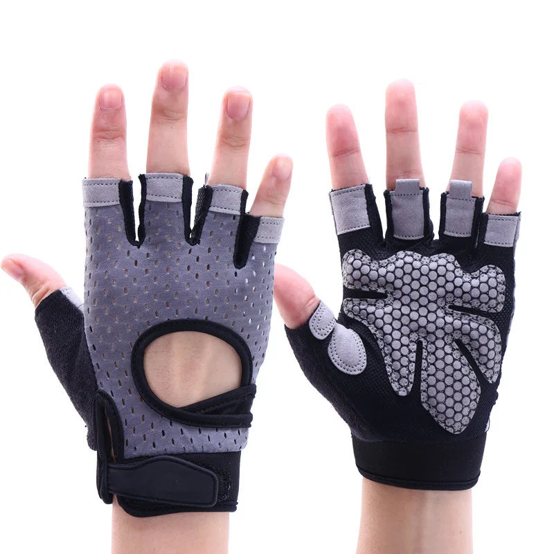 Dumbbell Horizontal Bar Exercise Half Finger Gloves For Sports Training Gym Gloves Weight Lifting Workout Fitness Gloves