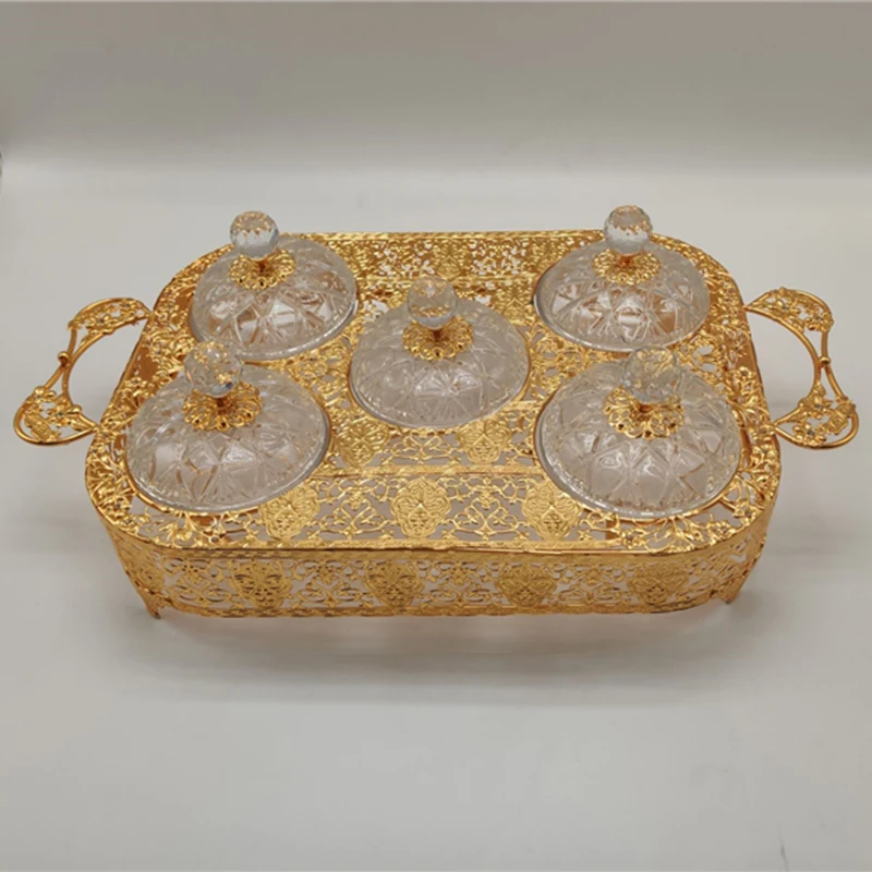 Wholesale Fashion Design Round shape Food containers metal storage cake tin box