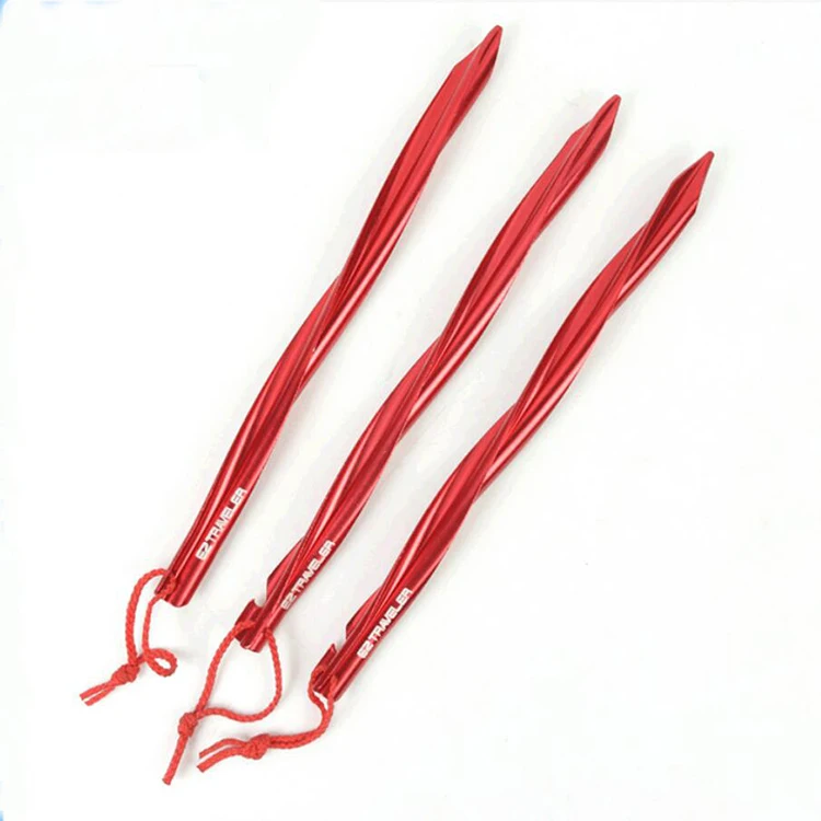 Ground Anchor Snow Tent Peg China Manufacturer Custom Tent peg aluminum tent peg stakes