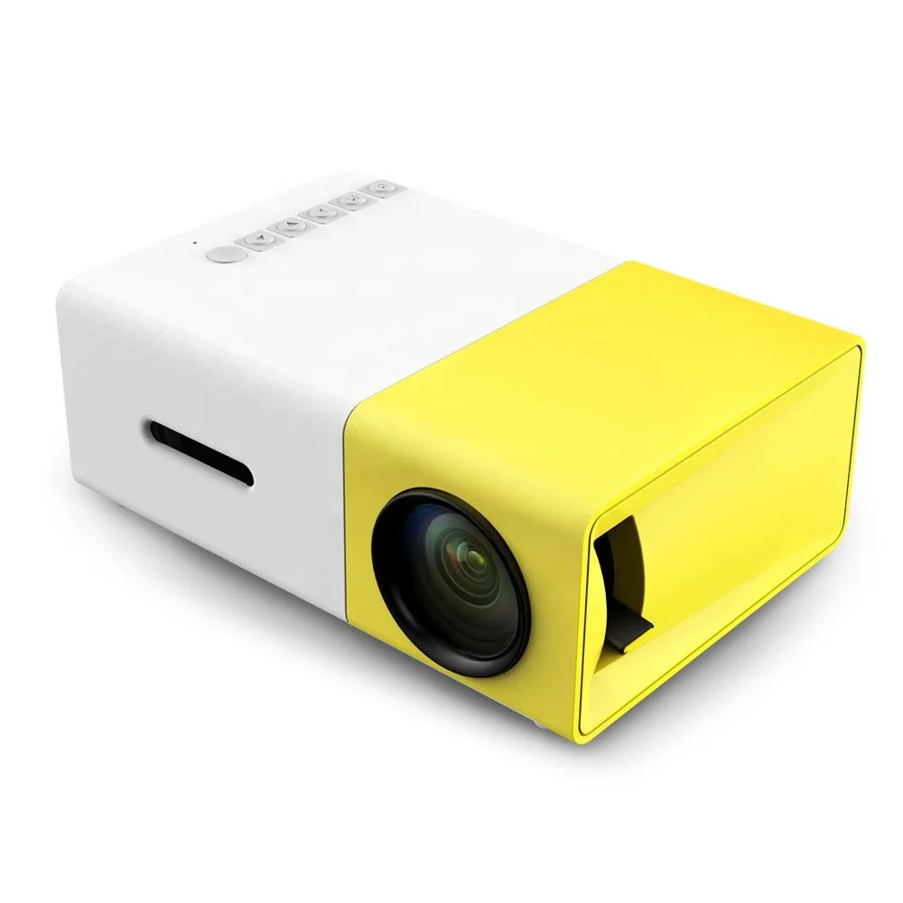 Proyector YG-300 домашний кинотеатр для домашнего кинотеатра офис видео мобильных телефонов портативное карманное с разрешением 4K светодиодный