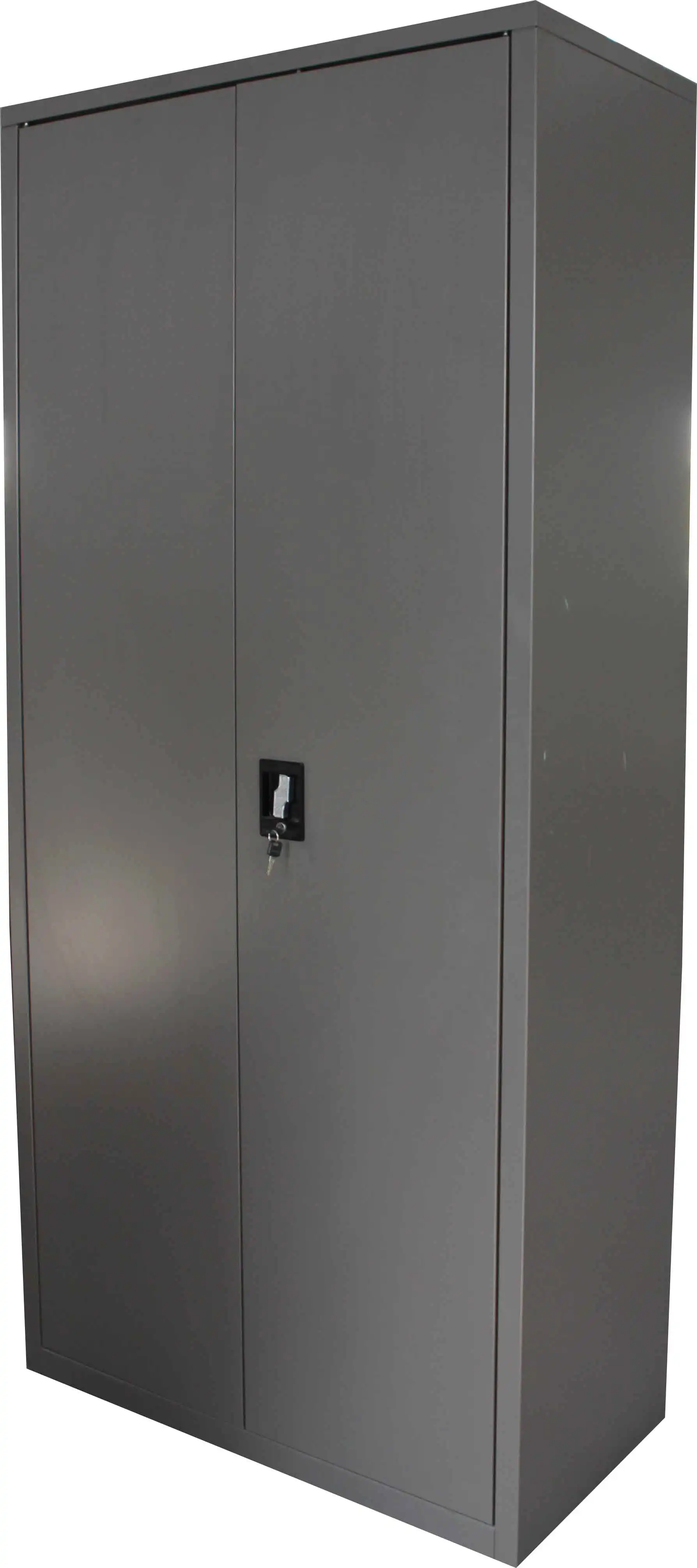 Fixed 4 adjustable shelves metal filing cabinet 2 door storage cabinet made in China
