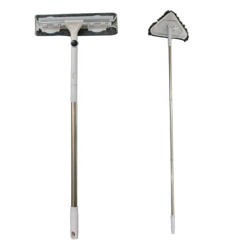 Adjustment Floor Wiper Handle Aluminum Glass Lengthen Fiber Water Blade Squeegee