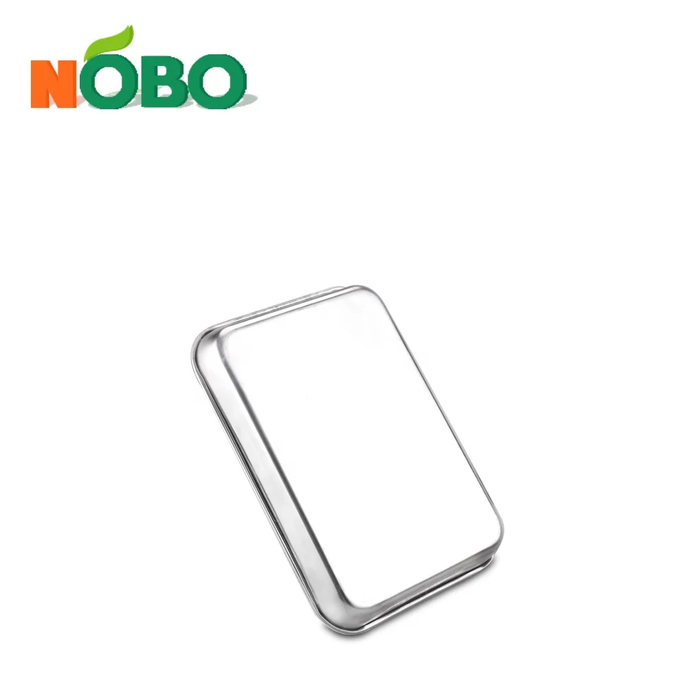 Bulk japanese stainless steel tray custom fruit bbq metal serving trays wholesale for restaurant