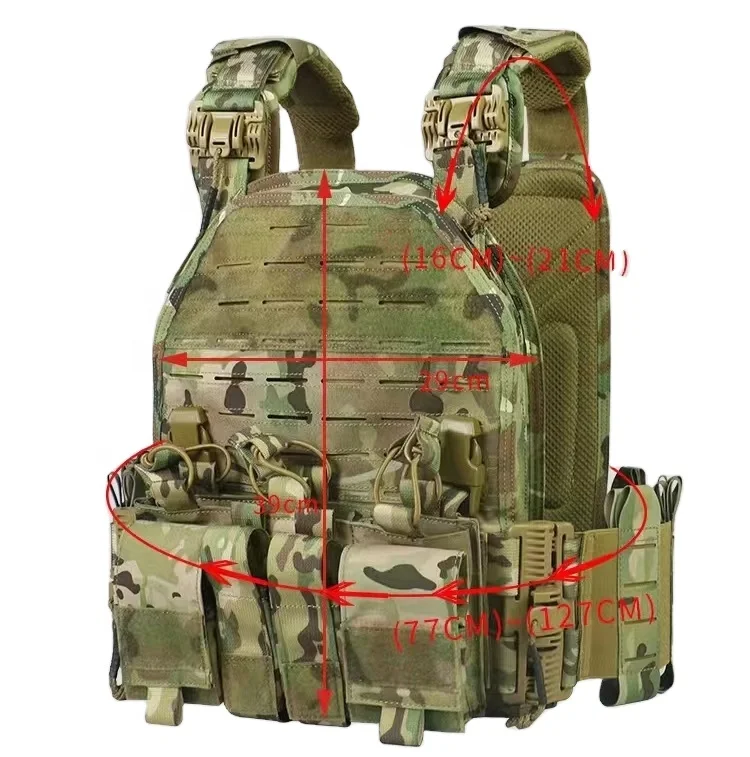 china mitooutdoor plate carrier tactical vest 1000D multicma black OD Green khaki