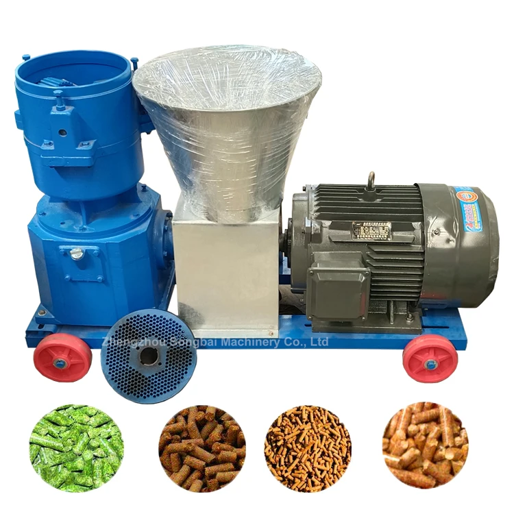 Chicken feed processing machines set electric feed processing machines goat farming equipment feed processing machines