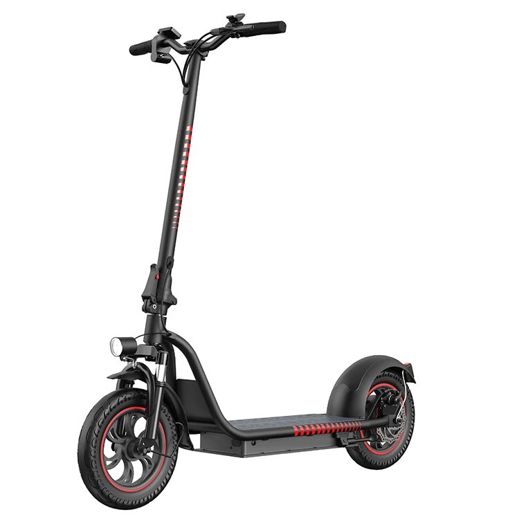 American Stock F12 Fast Delivery Powerful Motor 48 Volt 500W Motor E-scooter 35 Kmh Dual Suspension Electric Scooter