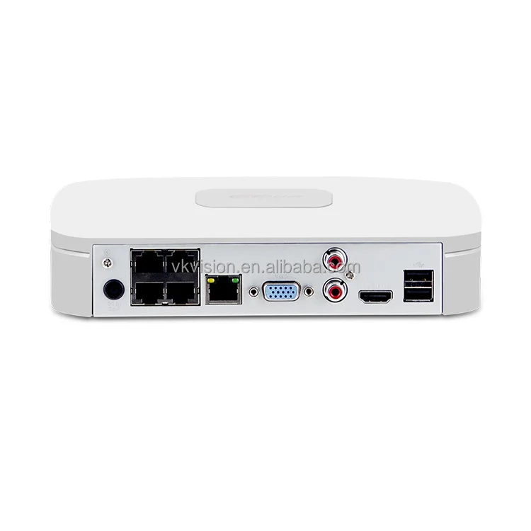 Dahua 4CH 8CH Smart 1U 4PoE 8POE 1HDD WizSense Network Video Recorder NVR4104-P-EI NVR4108-8P-EI