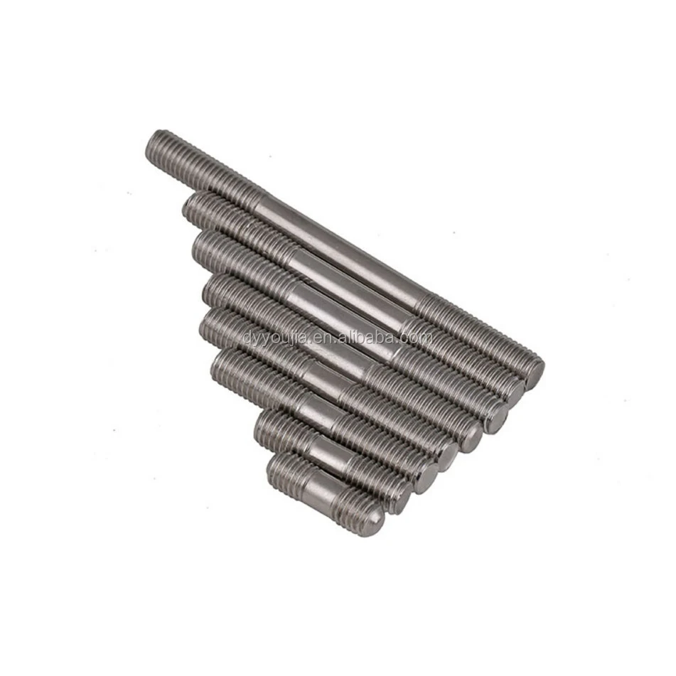 Thread Rod Zinc Plated Black Oxide 8.8 Grade M5 - M36 Carbon Steel Double End Threaded Studs Bolts